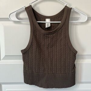 Stretchy Brown Tank